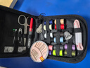 欣沁 针线包家用针线盒套装缝补便捷旅行手工缝补工具全套 28件套黑色 实拍图