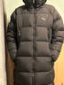 彪马（PUMA）600蓬90绒保暖长款鸭绒外套男女款新款冬季羽绒服 684116 黑色-01 M (175/96A) 实拍图