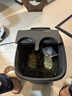 美的（Midea）泡脚桶杀菌暖脚足浴盆全自动按摩保暖洗脚盆理疗熏蒸暖泡喷淋生日礼物送男女友长辈ZL310深空灰 实拍图