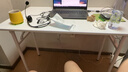 全品屋 可折叠桌电脑桌台式学生长条桌卧室简易书桌写字学习桌桌子办公 长100CM*宽60CM*74CM 实拍图