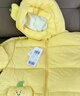 巴拉巴拉童装儿童羽绒服宝宝男女童2025冬装新款婴儿外套保暖上衣泡芙羽绒 黄色小南瓜31004-白鸭绒 120 （充绒量106g 适合5-6岁） 实拍图