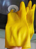 帮手仕 乳胶手套耐用型 橡胶皮牛津防水防滑家务洗碗清洁劳保防护 H10100加厚型10双 小号S 实拍图