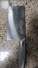 十八子作 不锈钢家用菜刀 耐滑手柄刀具盈光切片刀SL1703-B【彩盒装】 实拍图