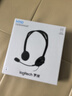 罗技（Logitech）H110 多功能立体声耳麦 3.5mm有线头戴式耳机 电脑笔记本双插头耳机 单个装 实拍图