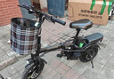 绿源折叠电动自行车成人助力便携超轻铝合金代驾车新国标锂电池电瓶车 航空领航版黑色-35A-纯电105公里 实拍图