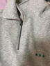 优衣库女装男女同款亲子UT泡泡玛特半拉链卫衣长袖运动衫483616 03 灰色 L /160/88A 实拍图