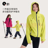 Q21儿童冲锋衣春秋男女童防风雨透气户外单层运动外套六边形 水手蓝 165 实拍图