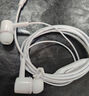 【爆款】重低音入耳式 有线耳机 时尚线控3.5mm手机电脑MP3通用 学生游戏耳机可通话音乐耳机 简约白色（升级款） 实拍图