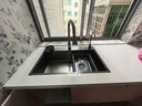 四季沐歌（MICOE）厨房水槽大单槽 304不锈钢洗菜盆纳米抗菌洗菜池洗碗盆 福禄盆L7【加厚5mm面板】75*46 A款 实拍图