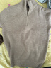 优衣库男女装souffle yarn舒芙蕾半拉链针织衫毛衣毛衫新款478546 32 深米色 M /170/92A 实拍图