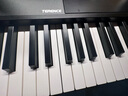 特伦斯折叠钢琴88键便携式电钢琴成人儿童电子琴重力度键盘V30pro家用 炫酷黑+专用琴包+Z型琴架 实拍图