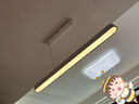 雷士（NVC）一字餐厅吊灯智能高显指吸顶吊灯现代简约长条餐桌灯灯饰灯具亦云 白色36瓦1米高显  推荐1.2米长桌 实拍图