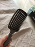 Creative art天然猪鬃毛梳子排骨梳蓬松神器梳子男女士高颅顶拯救油扁塌不伤发 实拍图