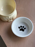 甜浪海猫碗陶瓷猫粮碗狗碗猫食盆猫咪喝水碗高脚斜口防打翻护颈喂食碗 实拍图