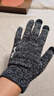 卡尔美（KELME）骑行手套男毛线手套冬季保暖手套防寒触屏手套跑步运动训练 灰色 实拍图