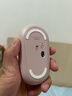 罗技（Logitech）时尚系列 PEBBLE鼠标 无线蓝牙鼠标 办公静音鼠标 女性鼠标对称鼠标 鹅卵石造型 玫瑰粉 实拍图