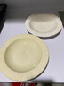 食品级草莓陶瓷餐盘可爱家用宿舍草帽盘蛋糕盘高颜值精致餐具碗盘 8.5英寸奶油黄草帽盘【一个装】 实拍图
