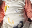 英氏（YEEHOO）夹棉连体衣动态恒温婴儿衣服秋冬保暖新生儿衣服精梳棉宝宝爬服 实拍图