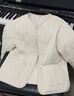 优衣库童装男童女童PUFFTECH空气棉服便携式外套可机洗478125 01 乳白色 150 实拍图