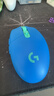罗技（G）G304 LIGHTSPEED无线鼠标 游戏鼠标 轻质便携 鼠标宏 绝地求生FPS英雄联盟吃鸡 生日礼物 蓝色 实拍图
