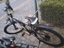 EG7山地自行车成人学生变速越野单车双减震赛车26寸青少年男女 辐条【升级减震 超强承重】黑白 27.5寸21速【适合：175-190CM】 实拍图