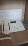 飞利浦（PHILIPS）电话机座机 有线固定电话 办公家用 免电池 双接口 一键拨号 免提通话 来电显示 CORD492 (白色) 实拍图