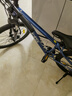 喜德盛（xds）青少年自行车小王子铝合金车架机械碟刹避震前叉7速变速 蓝/银 24寸轮径（身高135-150cm） 实拍图