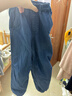 优衣库童装男童女童牛仔保暖束脚裤水洗产品长裤加绒裤子480327 65 宝蓝色 120 实拍图