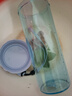 特百惠（Tupperware）莹彩430ML塑料杯男女士学生夏季运动水杯子户外便携大容量 冰水蓝 实拍图