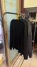 喻品衣架落地衣帽架挂衣架卧室客厅晾衣杆晒衣架可置物加粗MJ53黑100 实拍图