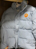 大嘴猴（paul frank）童装冬季棉服2025秋冬款中大童舒适保暖时尚男女童外套 灰蓝 160 实拍图