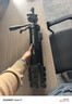 云腾 VCT-668三脚架专业微单反相机摄影摄像稳定支架手机横竖拍云台户外拍照直播便携铝合金三角架套装 668三脚架【送 手机夹+蓝牙遥控器+脚架包】 实拍图