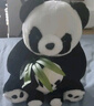 熊猫熊大熊猫毛绒玩具女孩熊猫玩偶娃娃公仔花花抱抱熊儿童毕业礼物男孩子布娃娃女生生日礼物女送女朋友同学陪睡觉抱枕仿真布偶小号创意摆件30cm 实拍图