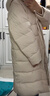 优衣库童装男童女童高级保暖羽绒大衣外套长款羽绒服25新款478153 01 乳白色 150 实拍图