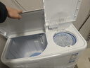 海尔（Haier）双桶洗衣机半自动 家用大件洗 12公斤大容量 一级能效省水电 以旧换新 双缸 原厂品质XPB120-81D2 实拍图