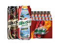 乌苏啤酒（wusu）双口味混合装（红500ml*12罐+楼兰500ml*6罐)整箱装婚宴京东自营 实拍图