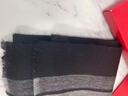 啄木鸟纯羊毛围巾男士冬季加厚保暖高档百搭围脖送男生老公生日礼物盒装 实拍图