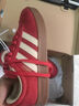 adidas「T头鞋」VL COURT复古休闲板鞋德训鞋男女阿迪达斯轻运动 浅猩红/暖香草色/黄色   36 实拍图