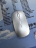 英菲克（INPHIC）M1无线鼠标可充电办公蓝牙三模电量显示静音便携适用于惠普华硕苹果IPAD笔记本电脑无限轻音 【蓝牙三模电量显示版-无线轻音】Ty-C充电太空银 实拍图