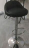 华恺之星 吧台椅 可升降吧台高脚椅 靠背椅银行企业前台椅家用 HK109黑色 实拍图