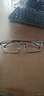 依视路（ESSILOR） 新款商务男镜架时尚镜框女配依视路镜片近视定制眼镜网上配镜 钛金属-全框-4004BK-黑色 镜框+依视路膜岩高清1.60现片 实拍图