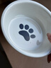 甜浪海猫碗陶瓷猫粮碗狗碗猫食盆猫咪喝水碗高脚斜口防打翻护颈喂食碗 实拍图