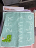 金号A类儿童毛巾纯棉小毛巾洗脸擦手毛巾挂式婴儿毛巾方巾洗脸帕6条装 实拍图