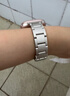 iboann适用apple watch s9表带不锈钢S10苹果手表表带s11金属iwatch ultra2/1女士款s7/s6/se手表带X 星光-透气凉感金属·细款小方块 38/40/41/42表 实拍图