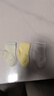 全棉时代儿童袜子7A抗菌婴幼儿宝宝纯棉中筒袜 黄白绿 10-12cm 实拍图