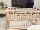 优乐博（ULOP）婴儿床实木移动拼接床多功能宝宝睡床0-3岁6适用新生儿带围栏边床 哄睡神器婴儿用品榉木床带储物画板-5分钟快捷安装 活动晒图联系领取乳胶椰棕床垫 实拍图