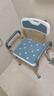 雅德老人洗澡专用椅多功能坐便椅淋浴浴室孕妇凳防滑沐浴大便座椅家用 05【升级款】防滑脚垫+带扶手靠背（送防滑垫+靠背 实拍图