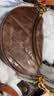 CHARLES&KEITH[折扣]多背法链条单肩斜挎包腰包生日礼物送女友CK2-00151593 Distressed Coffee咖啡色 S 实拍图
