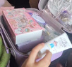 欣格手帐套装奶油胶咕卡礼盒全套手账本过家家玩具282件女孩生日礼物 实拍图