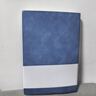 嘉然恒商务肤感羊巴皮笔记本本子A5加厚软皮面记事本文具高颜值办公用品工作日志会议记录本企业定制蓝色 实拍图